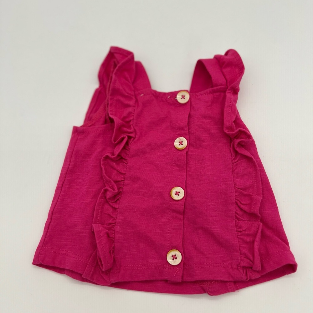 Jessica Simpson Top Baby Girls Size 12 Months Pink Top Buttons